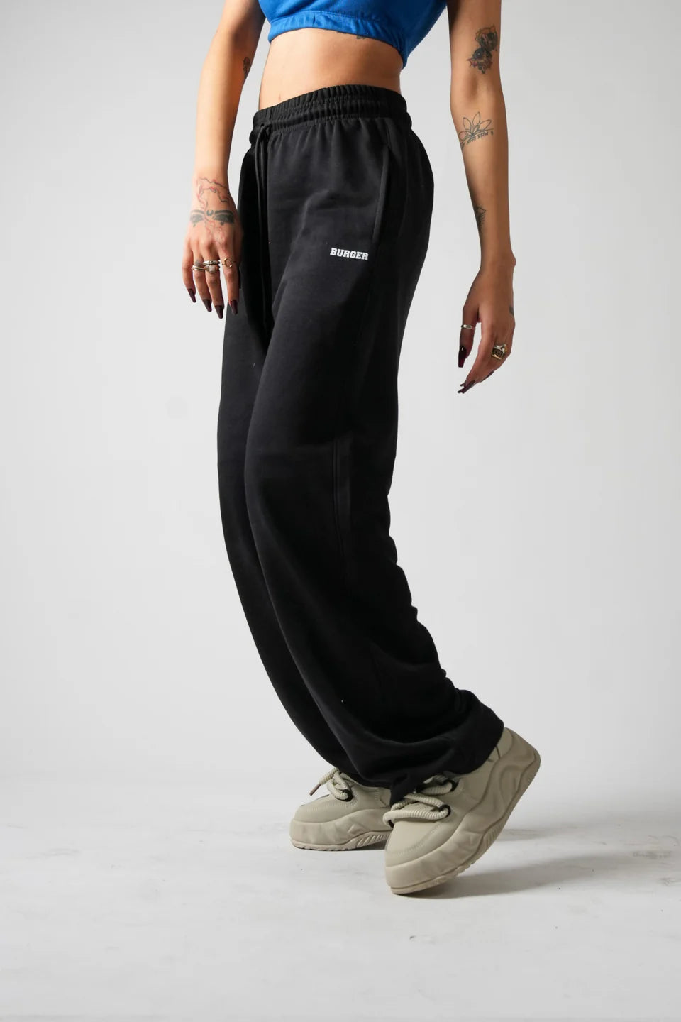 Irish Track Pants(Mid Rise Regular Fit) For Men And Women Black