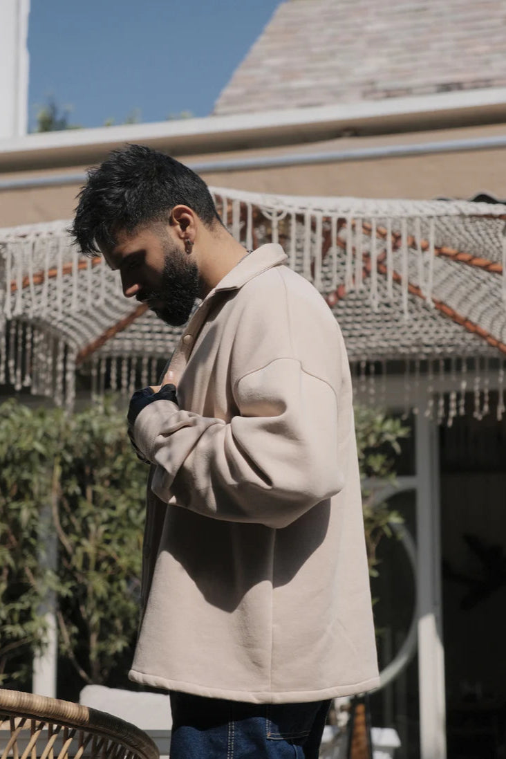 Spring Shacket - Beige
