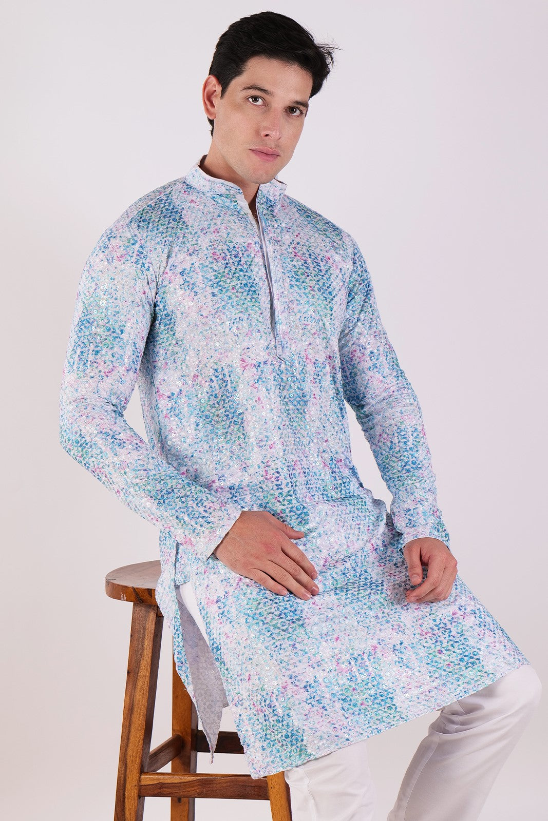 Resham Luxe Kurta & Pajama Set