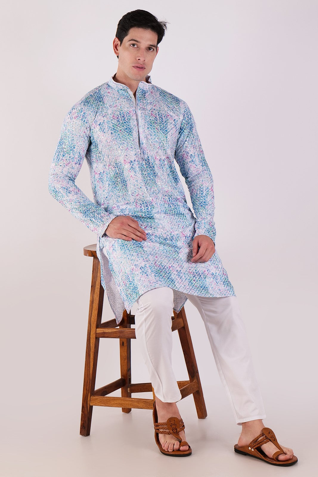 Resham Luxe Kurta & Pajama Set