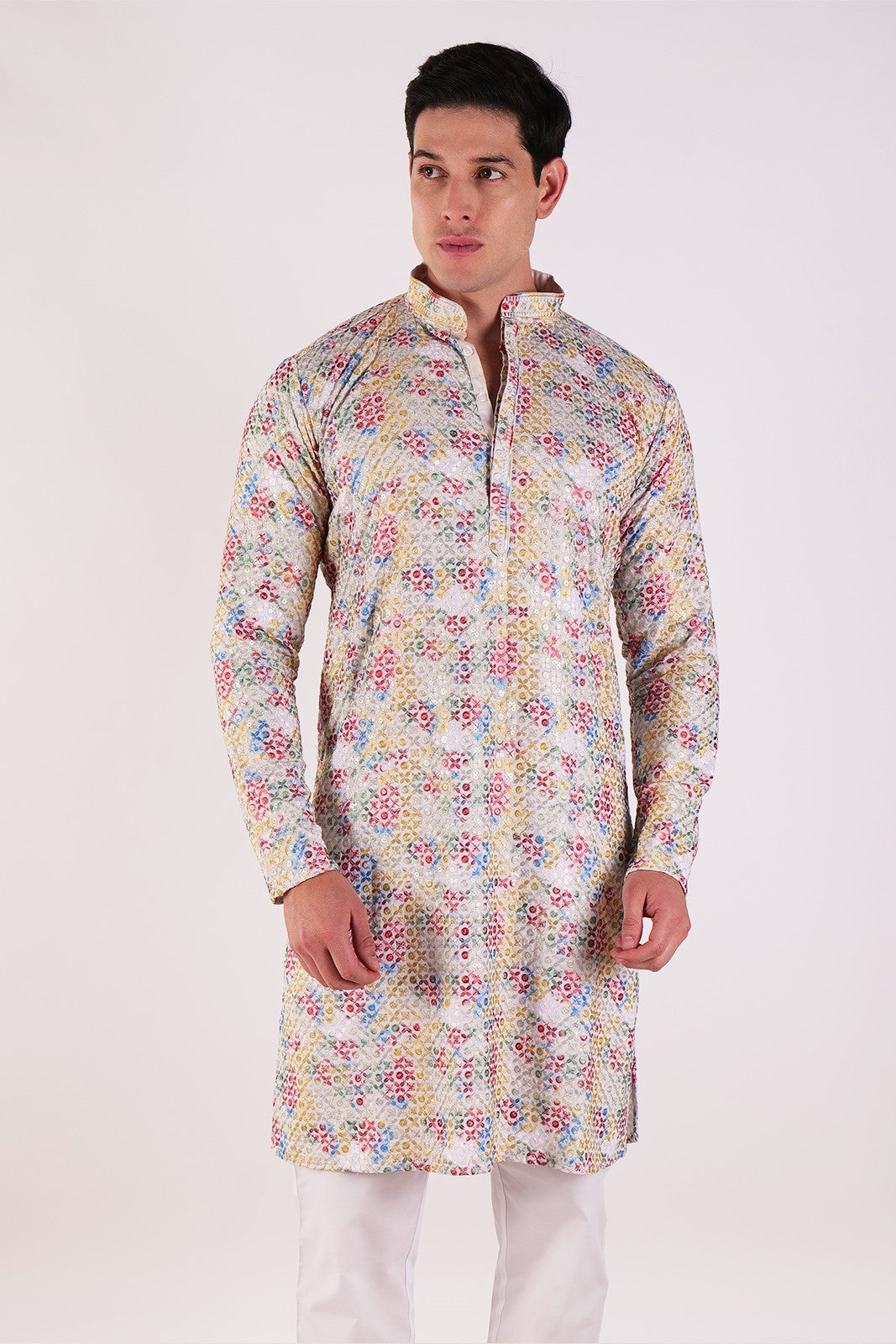 Royal Resham Heavy Work Kurta & Pajama Set