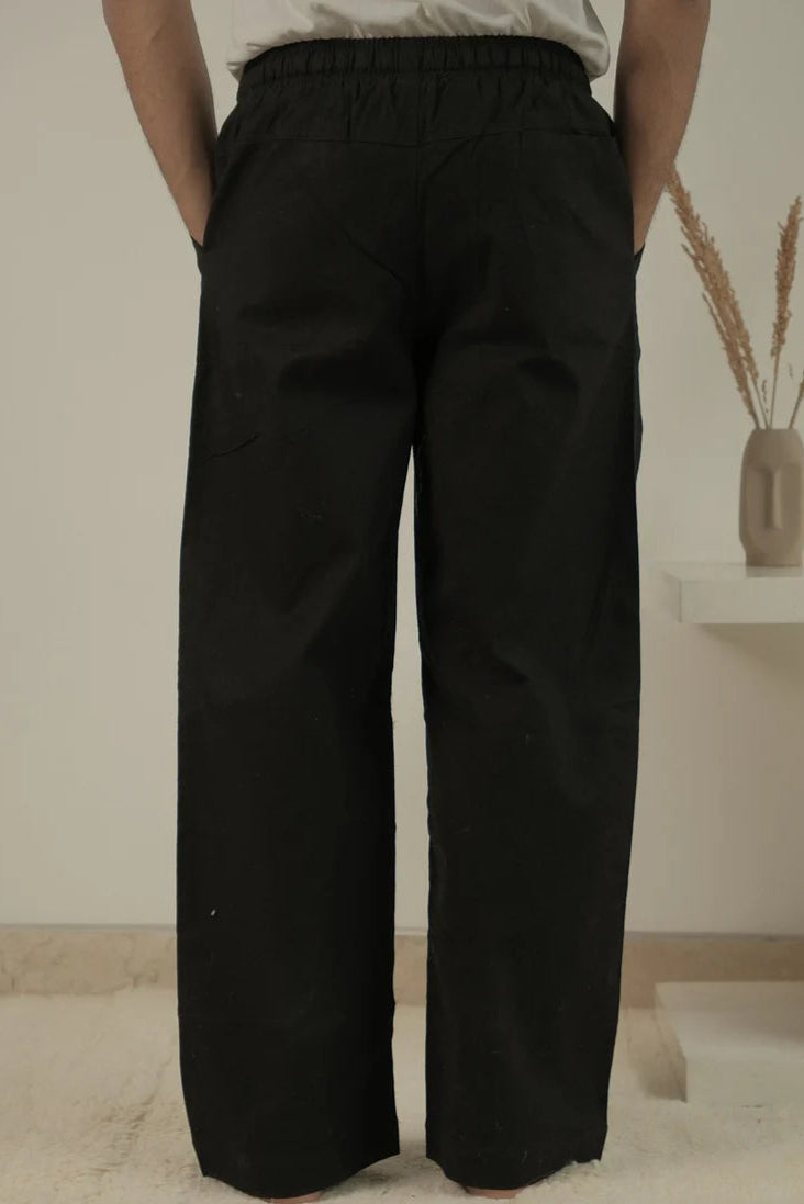 Linen Pant - Black