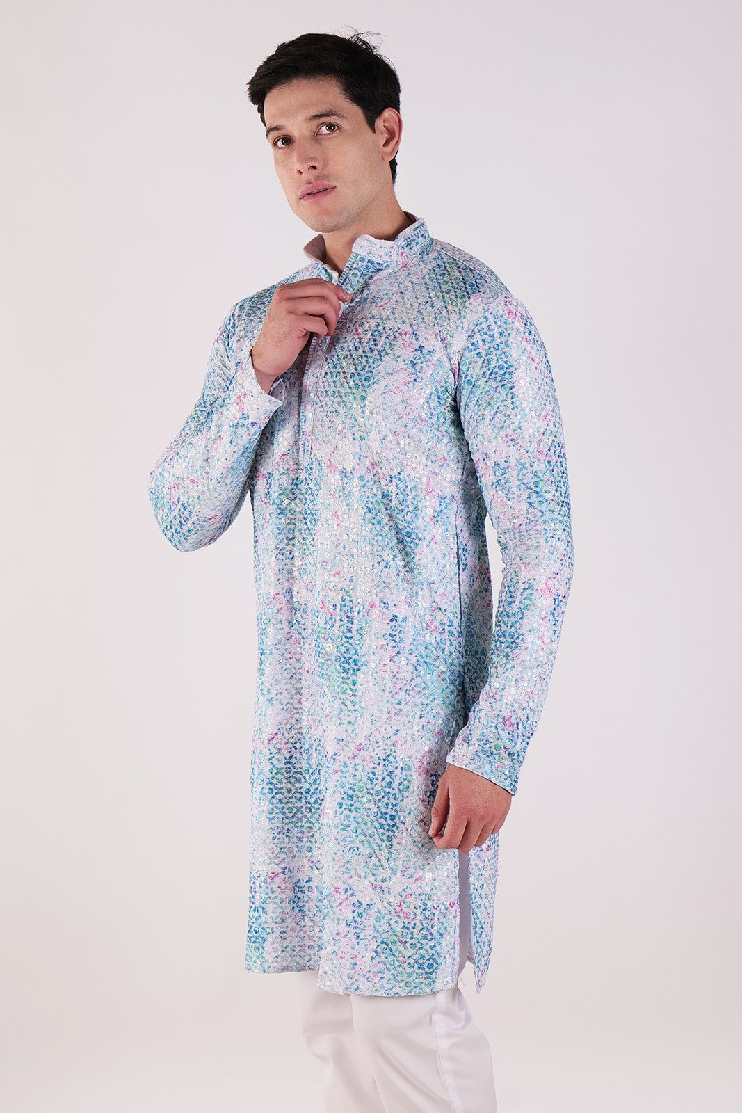 Resham Luxe Kurta & Pajama Set