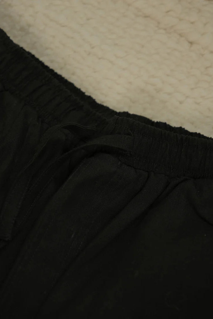 Linen Pant - Black