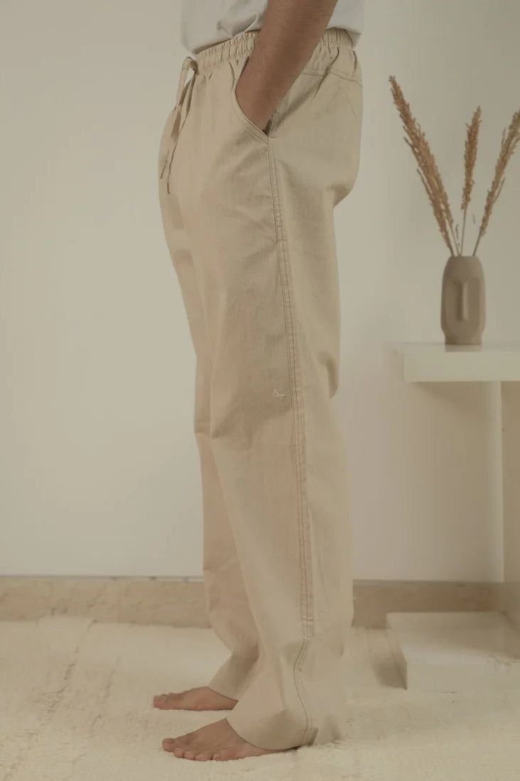 Linen Pant - Oatmeal