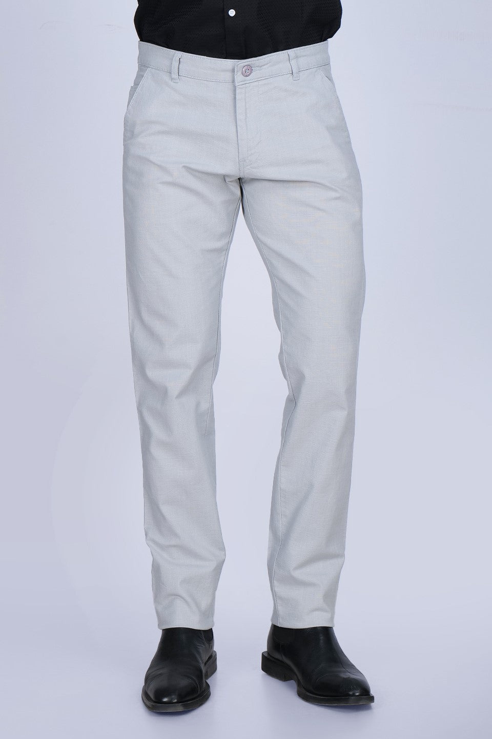 Light Grey Linen Trouser