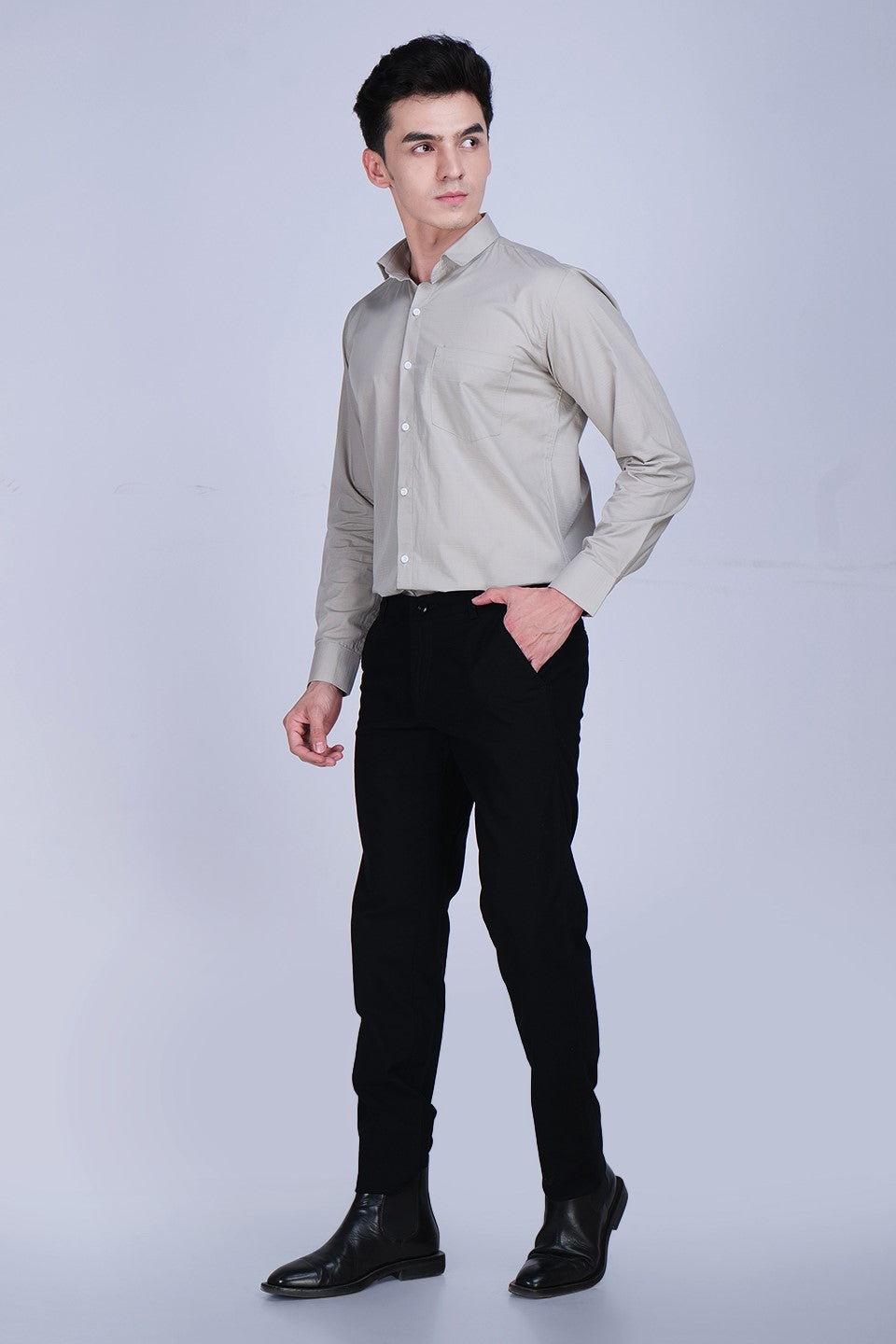 Black Linen Trouser