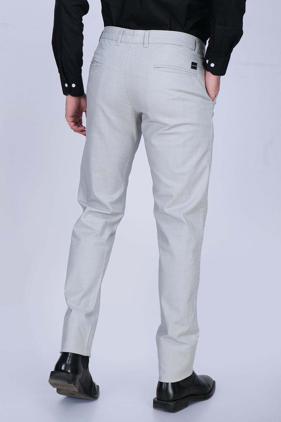 Light Grey Linen Trouser