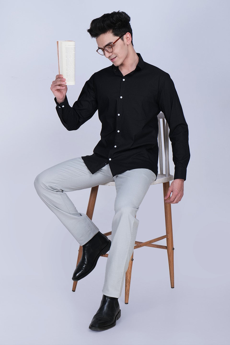 Light Grey Linen Trouser