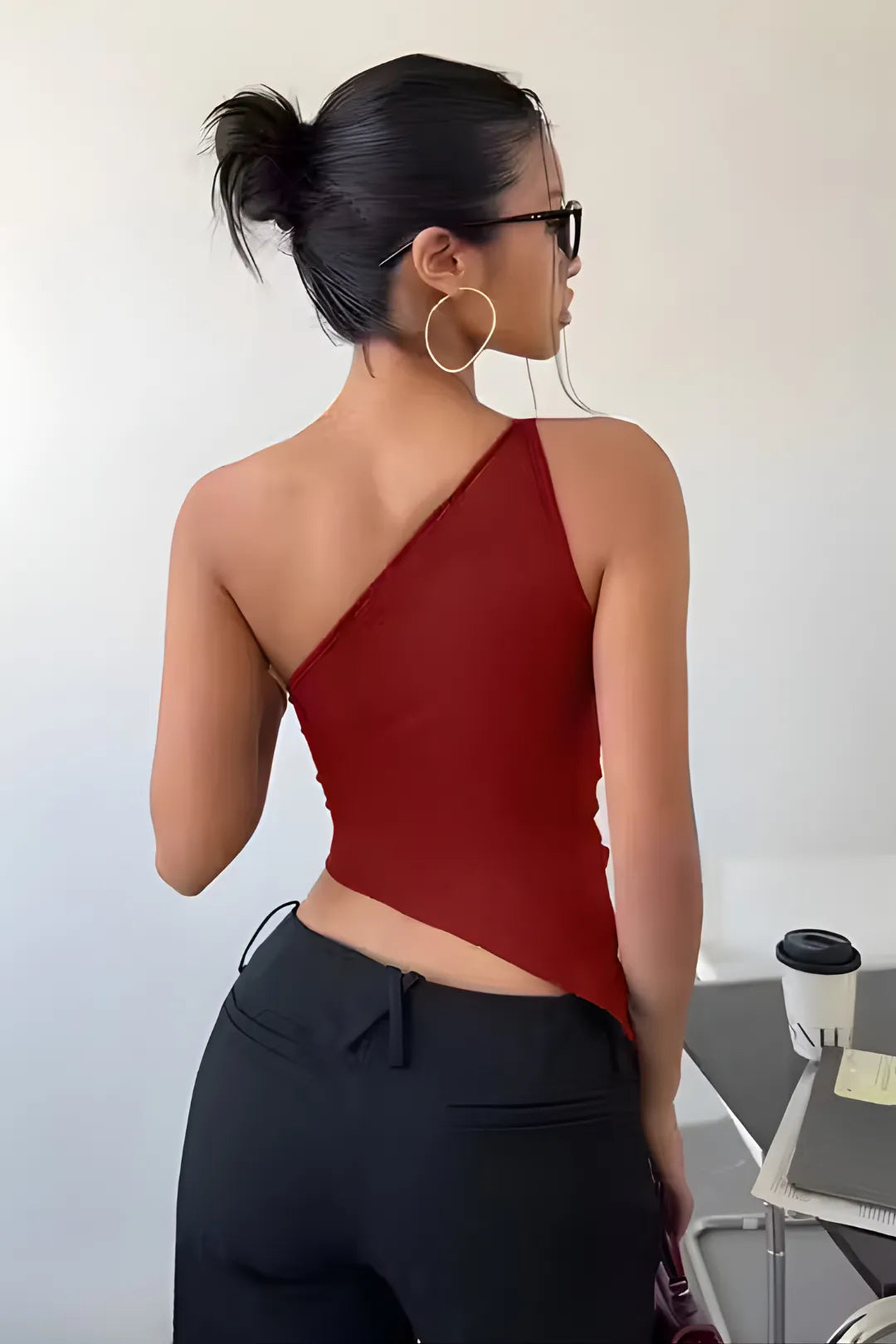 Asymmetrical Edge Top