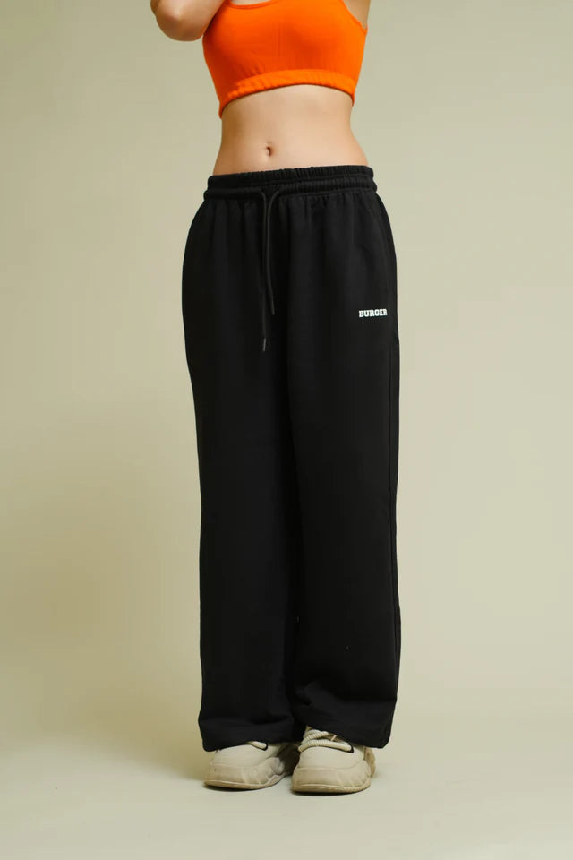 Irish Track Pants(Mid Rise Regular Fit) For Men And Women Black