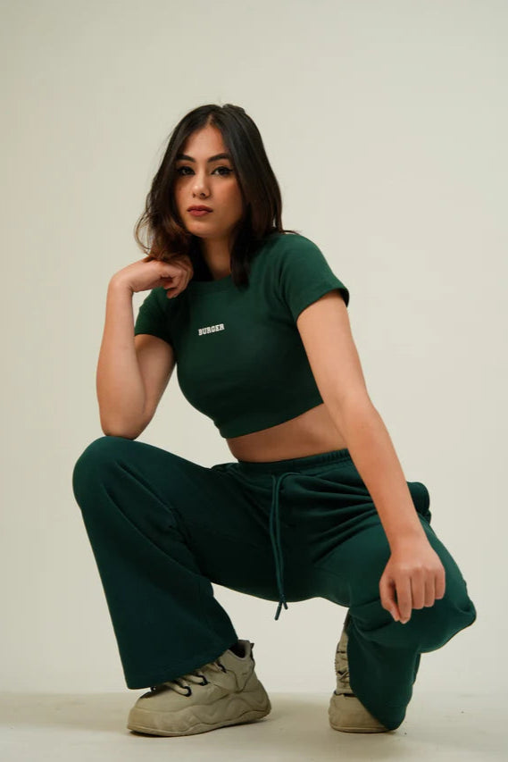 Bottle Green Sydney Co ord Set For Women