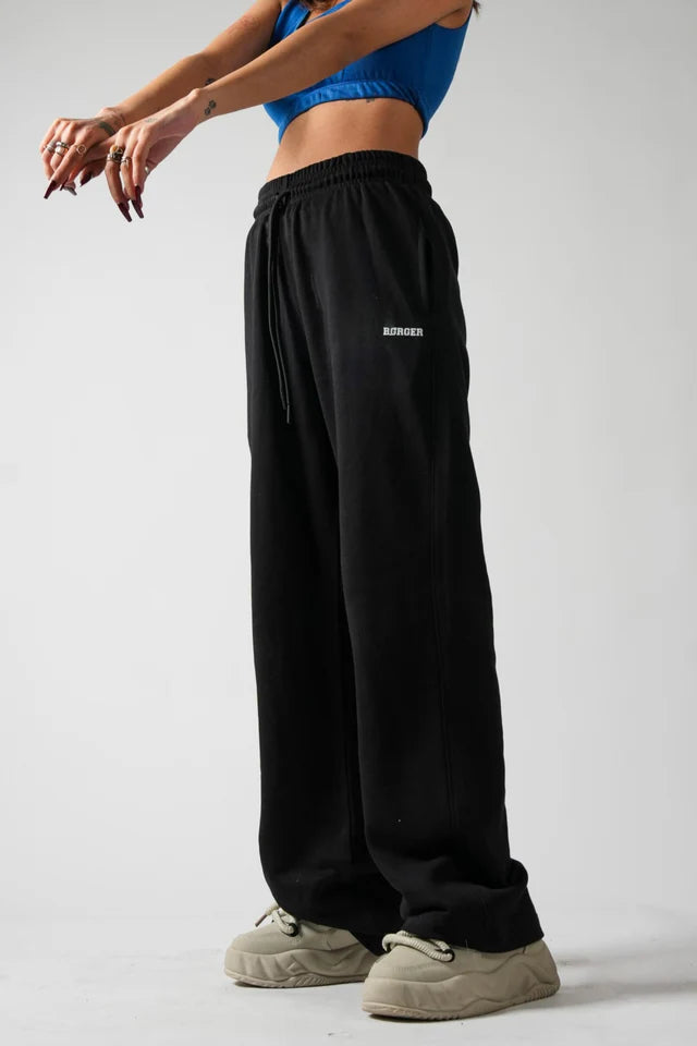 Irish Track Pants(Mid Rise Regular Fit) For Men And Women Black