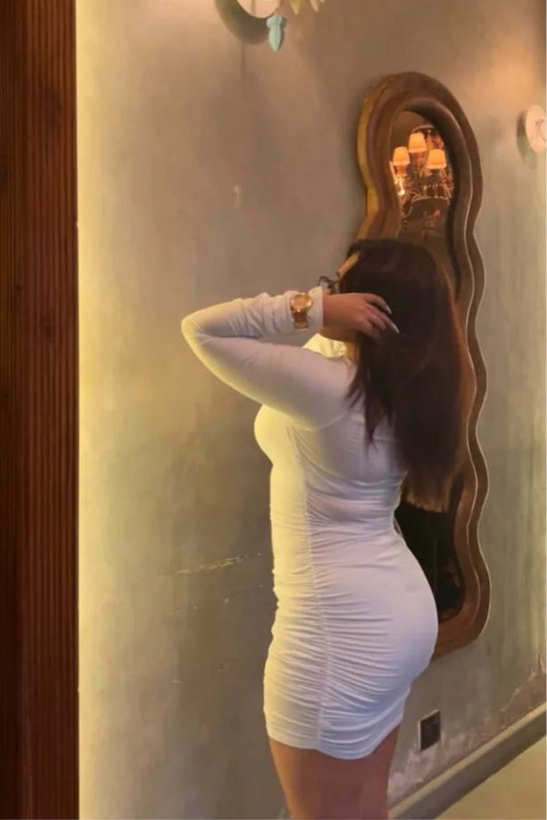 White Square Neck Ruched Bodycon Dress