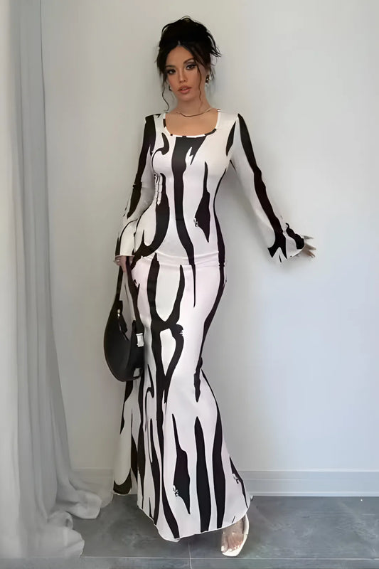 The Monochrome Motion Dress