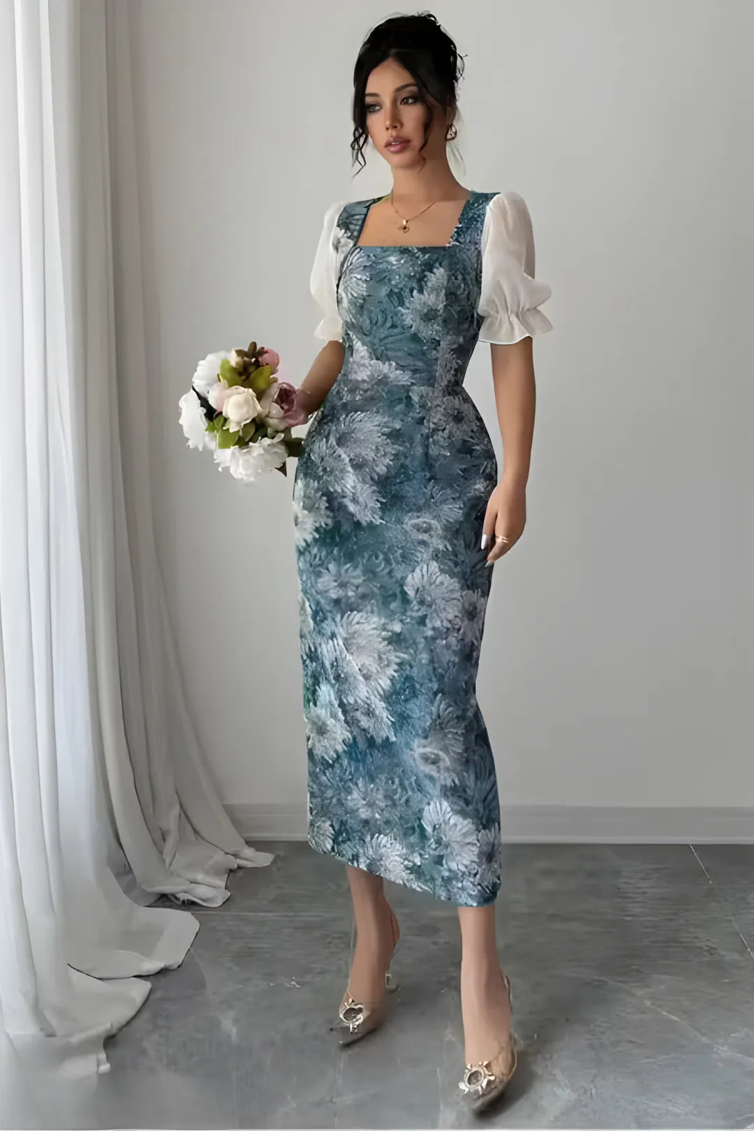 Patchwork Bodycon Dress