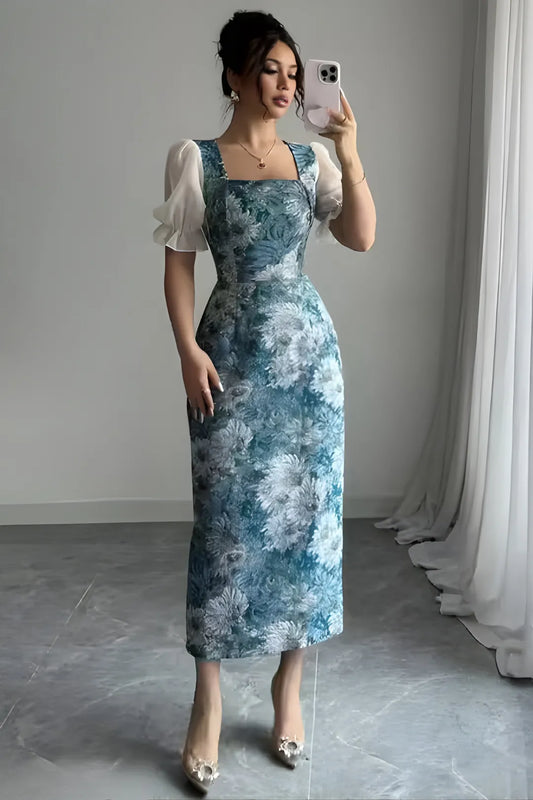 Patchwork Bodycon Dress