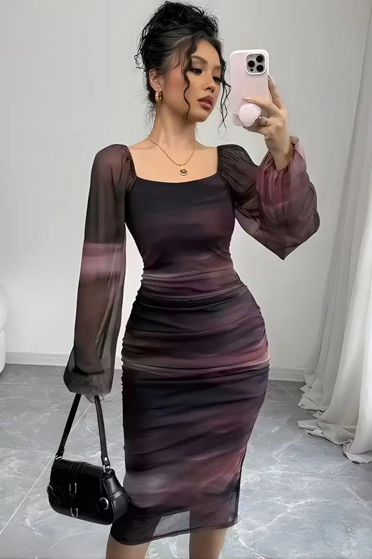 Gradient Bodycon Dress