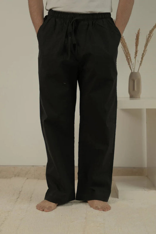 Linen Pant - Black