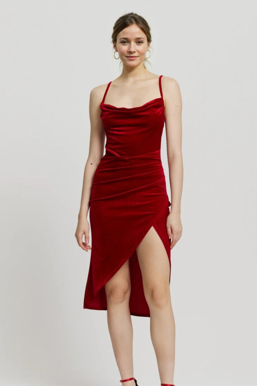 Slit Bodycon Dress