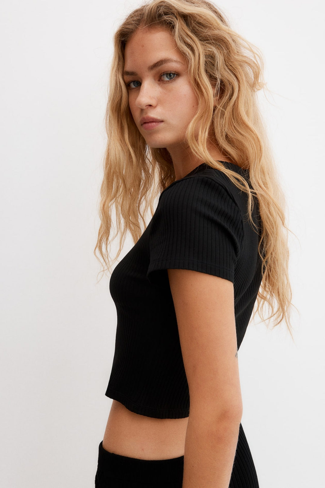 Ribbed T-shirt