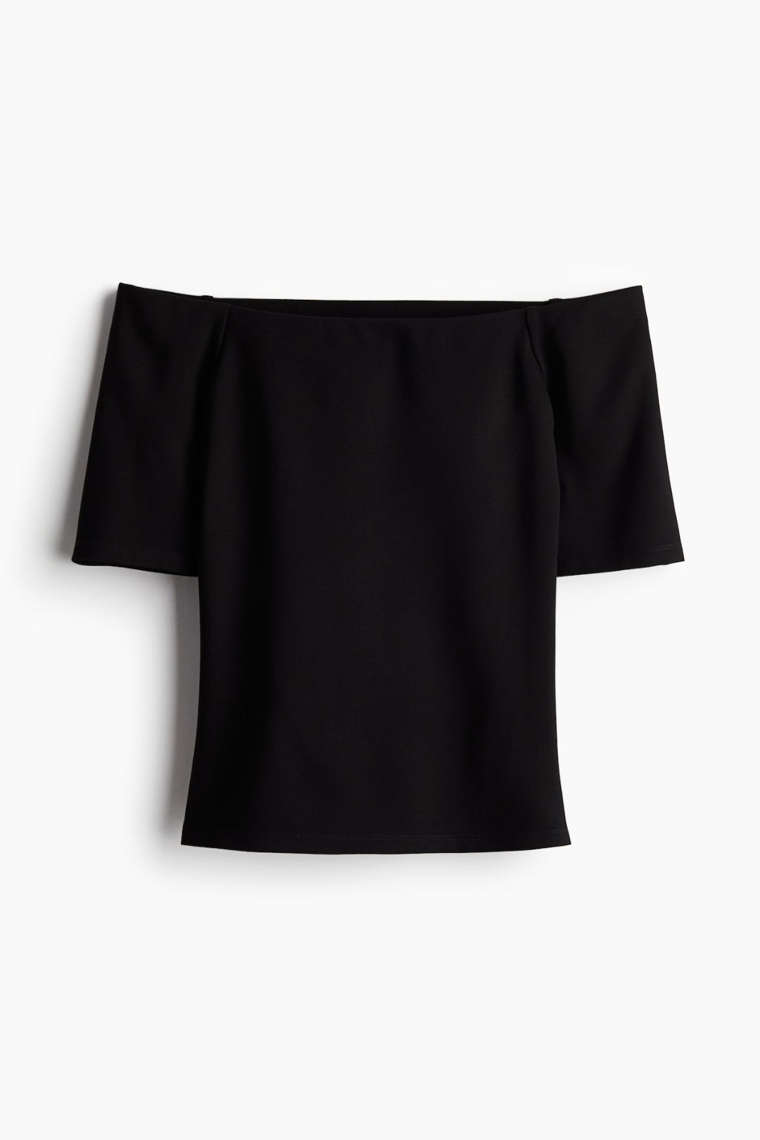 Off-the-shoulder jersey top
