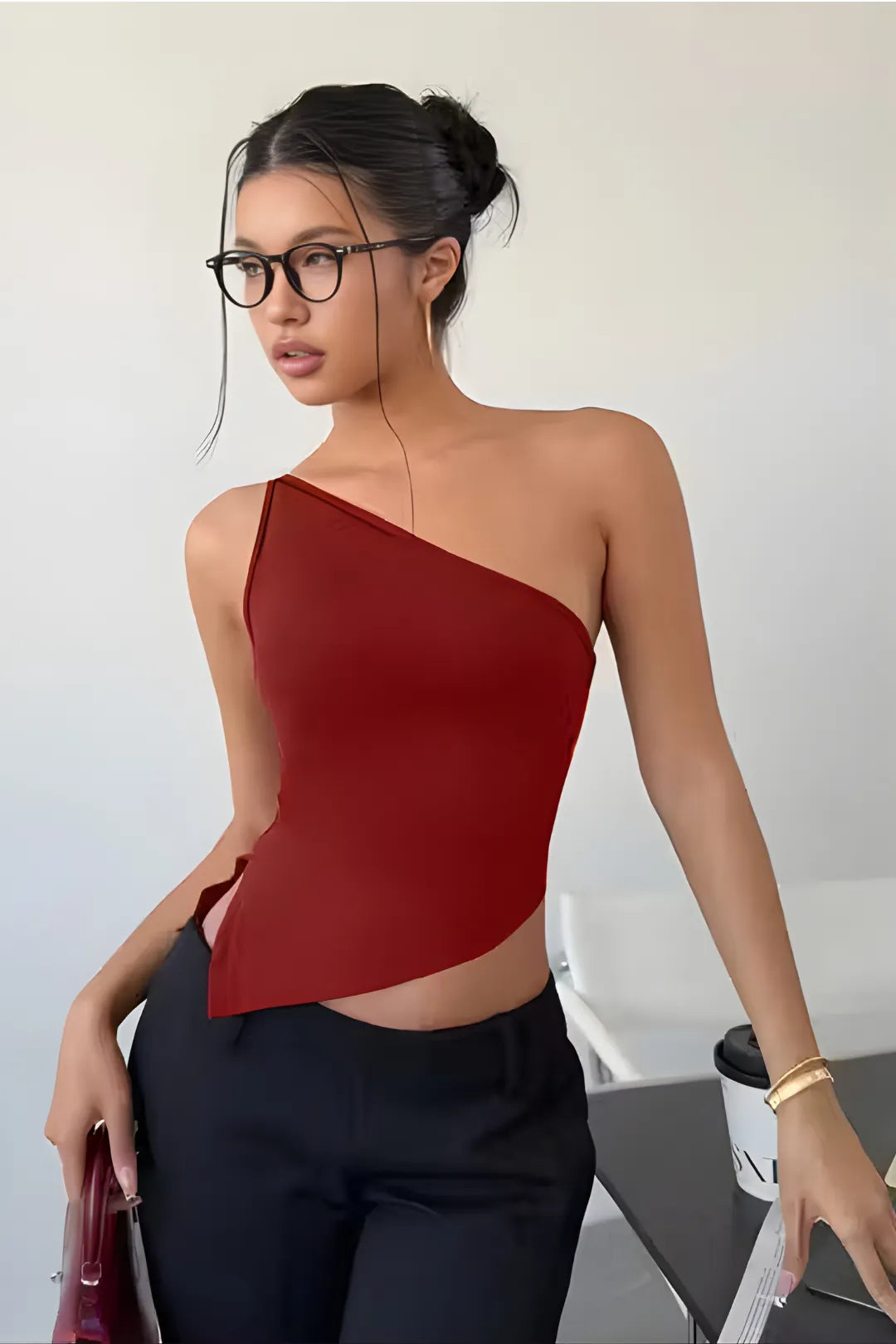 Asymmetrical Edge Top